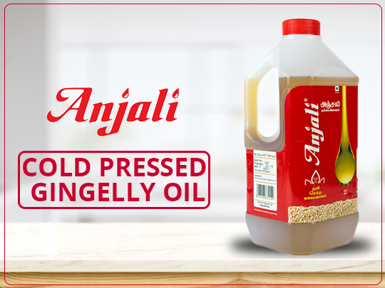 Cold pressed gingelly oil